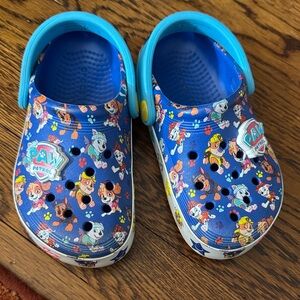 CROCS Blue Kids Sandals with Cartoon Characters